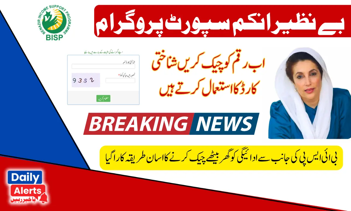 Benefits of 8171 Web Portal To Check CNIC For BISP Beneficiary